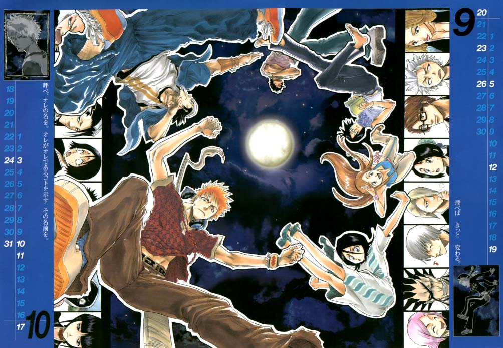 Imagen del Calendario de Bleach 2004 a Mxima Calidad