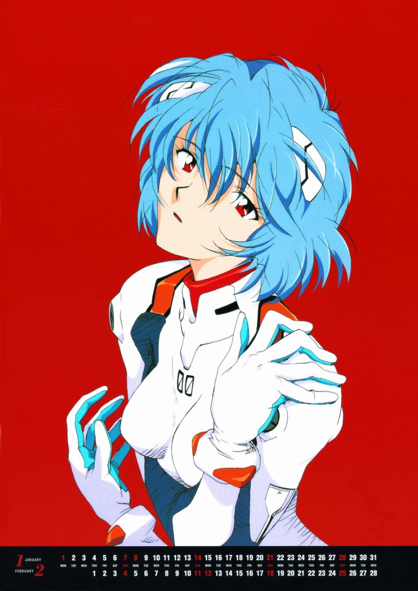 Imagen del Calendario de Evangelion Animage 2007 en Mxima Calidad