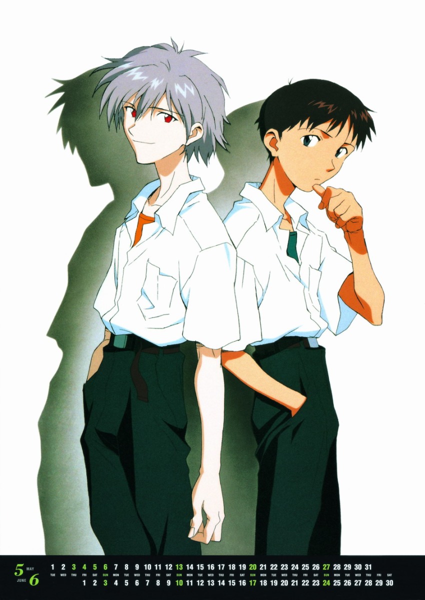 Imagen del Calendario de Evangelion Animage 2007 en Mxima Calidad