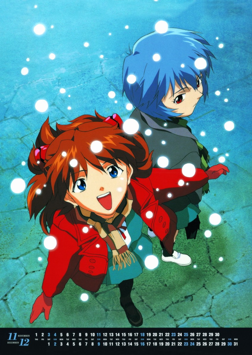 Imagen del Calendario de Evangelion Animage 2007 en Mxima Calidad