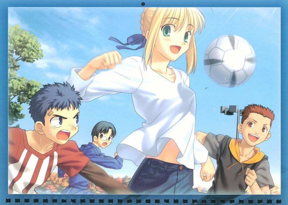 Calendario Fate Stay Night 2006 en Mxima Calidad