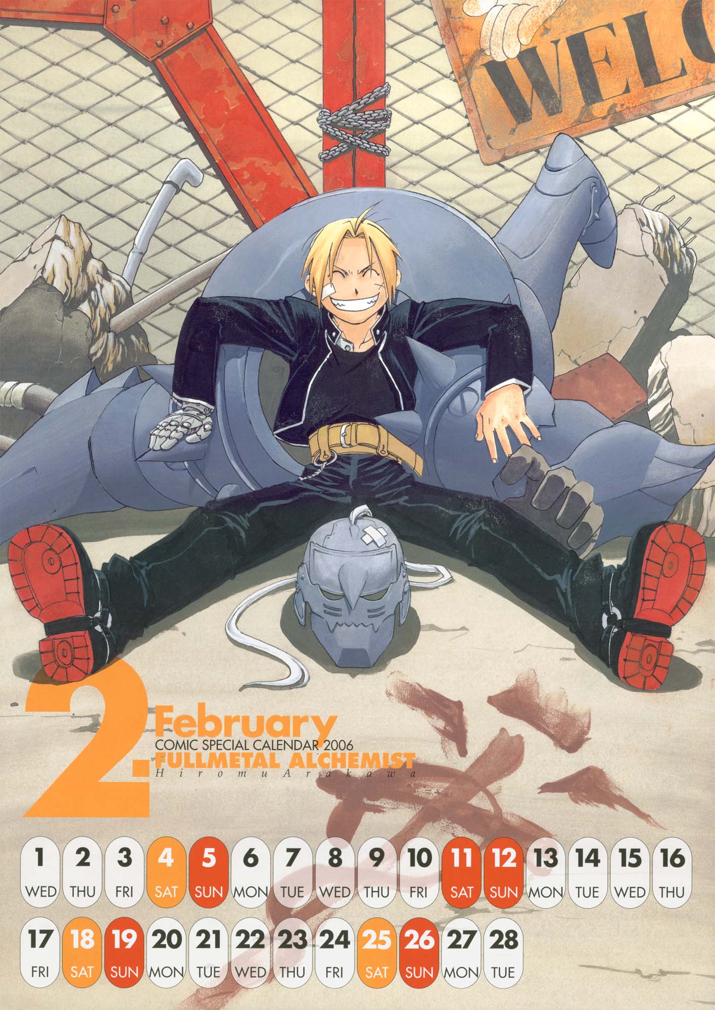 Full Metal Alchemist Calendar 2006 Imagen 