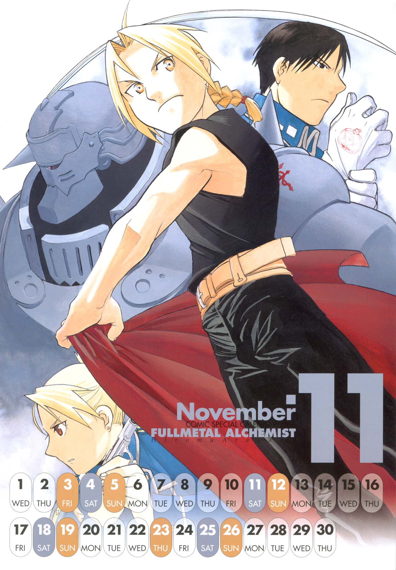 Full Metal Alchemist Calendar 2006 Imagen 