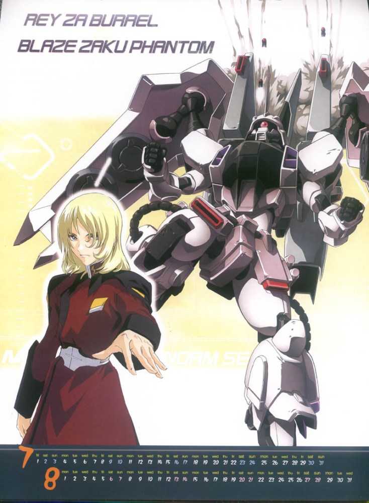 Imagen del Calendario Gundam Seed Destiny 2005 a Mxima Calidad