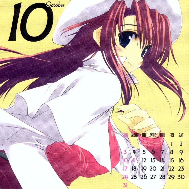 Calendario Misato Misumi 2004