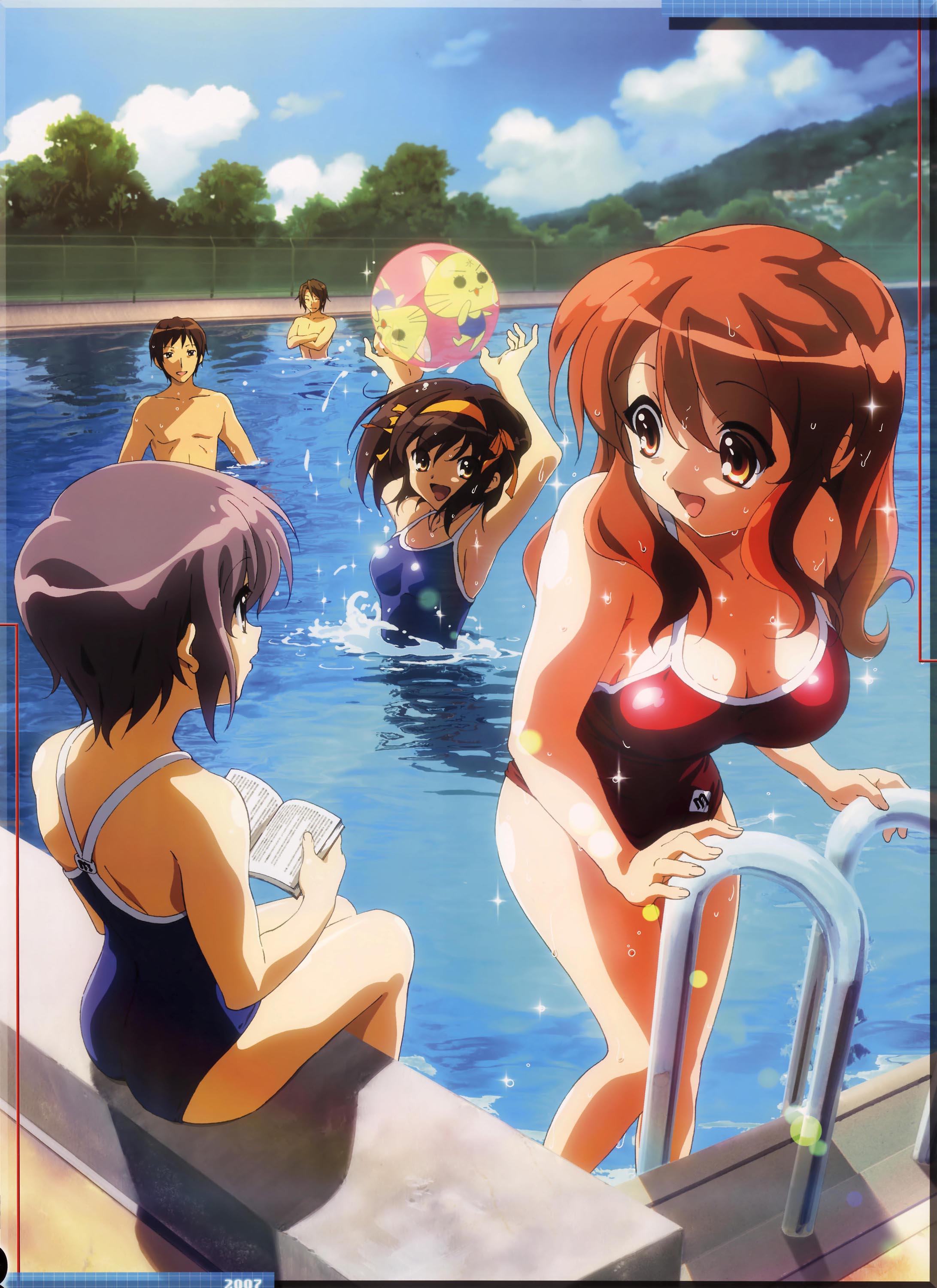 Calendario de Suzumiya Haruhi no Yuutsu 2007 en Altsima Calidad