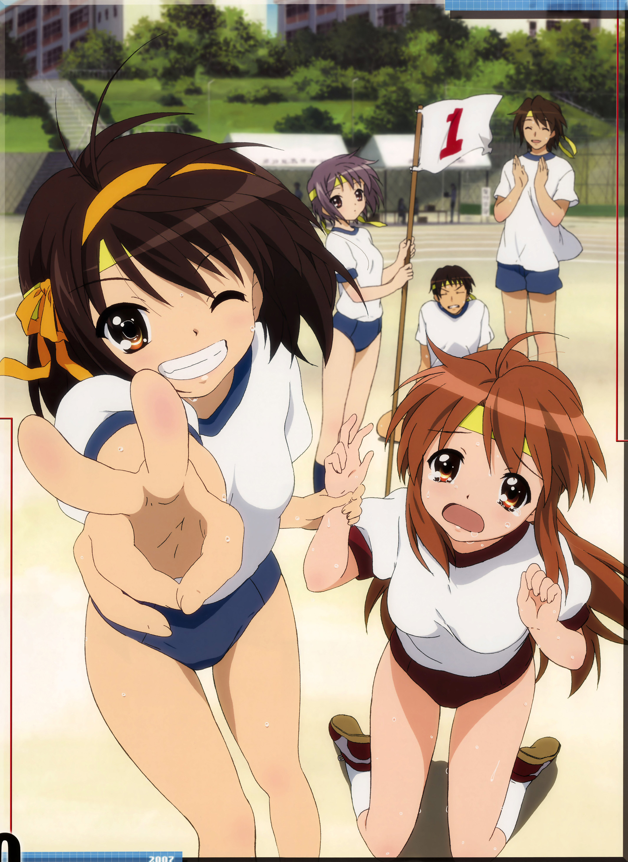 Calendario de Suzumiya Haruhi no Yuutsu 2007 en Altsima Calidad