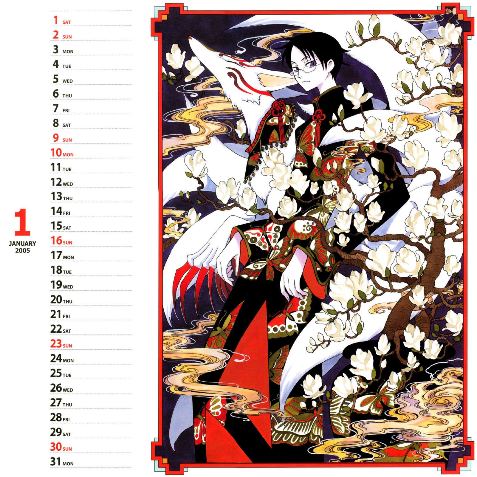 Calendario de CLAMP 2006 - Tsubasa Reservoir Chronicle - XXX Holic 2005 en Mxima Calidad