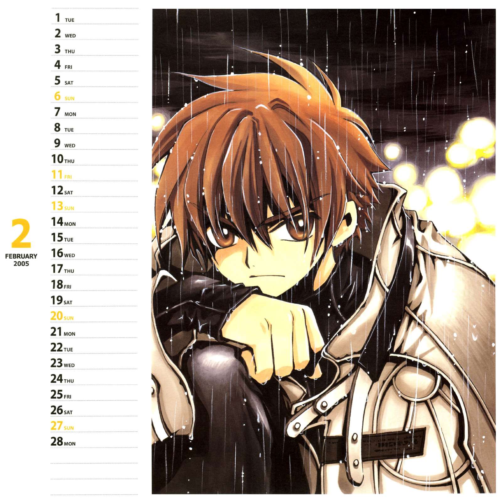 Calendario de CLAMP 2006 - Tsubasa Reservoir Chronicle - XXX Holic 2005 en Mxima Calidad