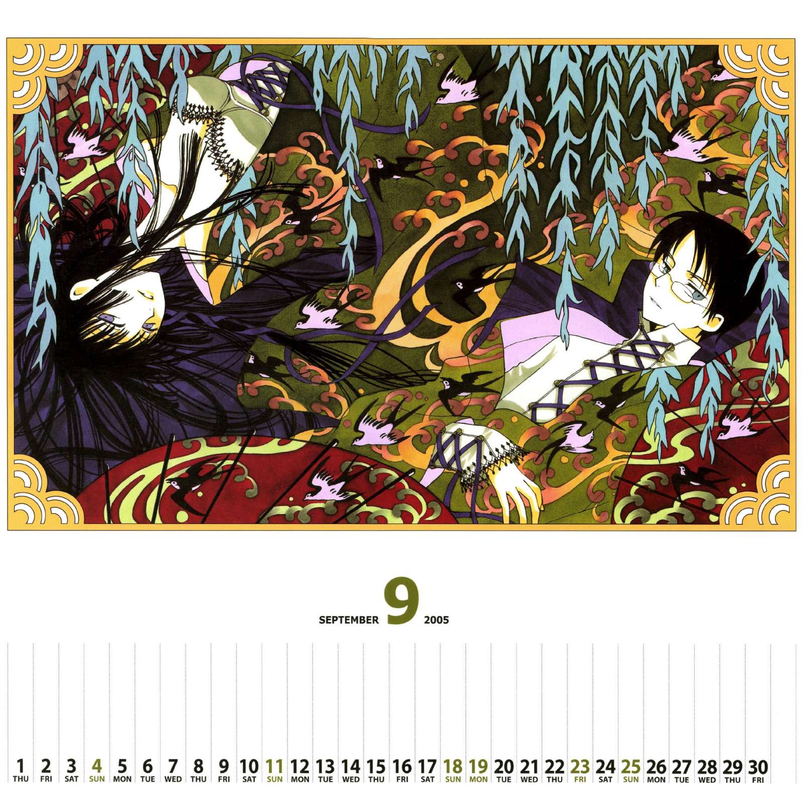 Calendario de CLAMP 2006 - Tsubasa Reservoir Chronicle - XXX Holic 2005 en Mxima Calidad