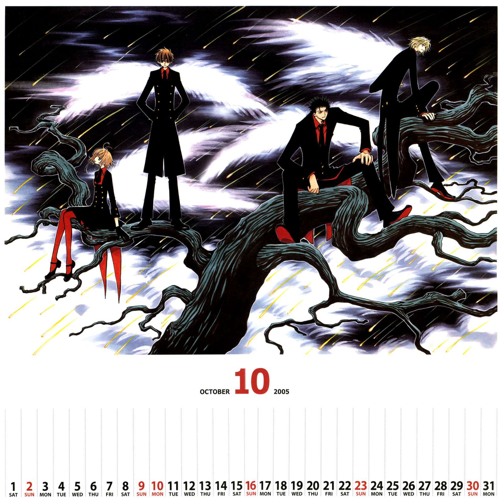 Calendario de CLAMP 2006 - Tsubasa Reservoir Chronicle - XXX Holic 2005 en Mxima Calidad