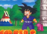 Goku reune las esferas del dragn