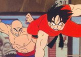 Yamcha contra Ten Shin Han en plena batalla