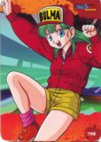 Bulma con su trajesito rojo, ese que us durante un par de captulos, cuando Goku se hace pasar por nia y le pone el alto a Uloon