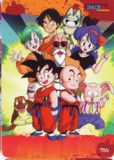 El grupo de Dragon Ball, bulma, krilin, maestro roshi, lunch, yamcha, goku... ufff