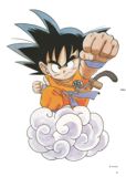 Escaneada del artbooks de Dragon Ball