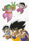 Escaneada del artbooks de Dragon Ball