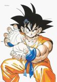 Escaneada del artbooks de Dragon Ball