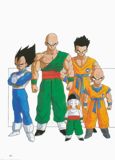 Escaneada del artbooks de Dragon Ball