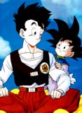 Gohan y Goten, imagen inspirada en el tlimo opening de Dragon Ball Z