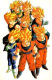 La pandilla de Super Saiyajines