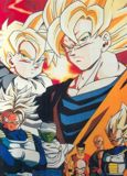 Super Trunks, Vegeta, Goku y el que al final derrotara a Cell, Gohan