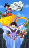 Gohan y su amigo el dragn.. ahh tambin aparece Krilin al fondo
