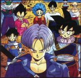 La llegada del Trunks del futuro y de Goku el primer Super Saiyajin