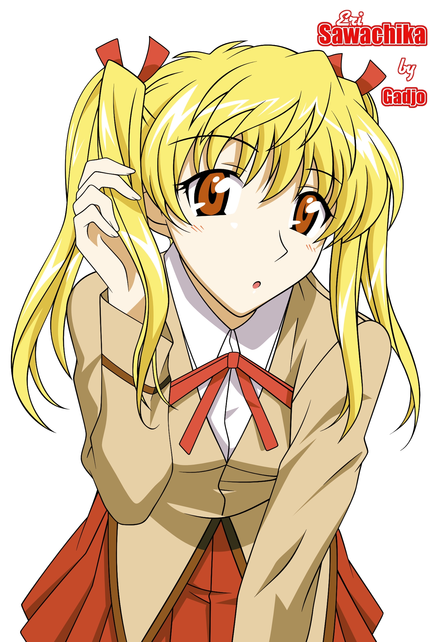 Imagen en alta resolucion de School Rumble Ni Gakki - School Rumble Scan