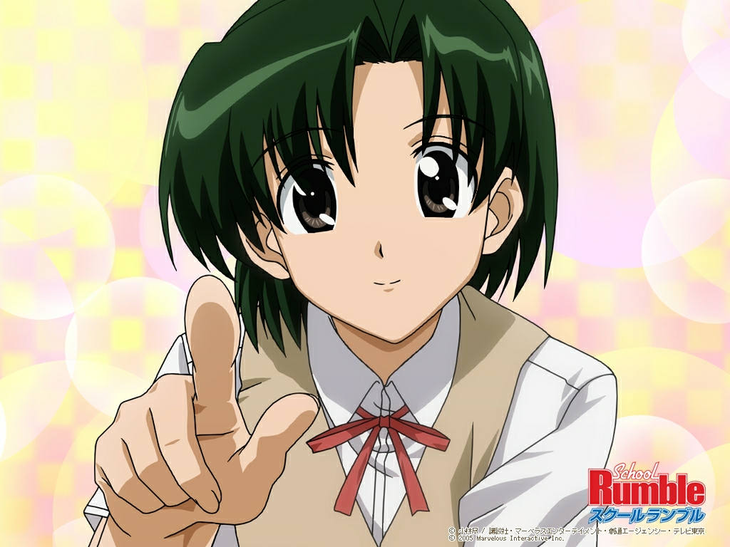 Imagen en alta resolucion de School Rumble Ni Gakki - School Rumble Scan