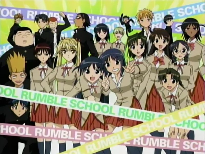 Imagen en alta resolucion de School Rumble Ni Gakki - School Rumble Scan