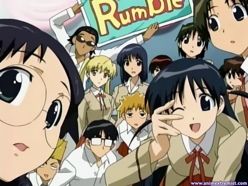 Imagen en alta resolucion de School Rumble Ni Gakki - School Rumble Scan