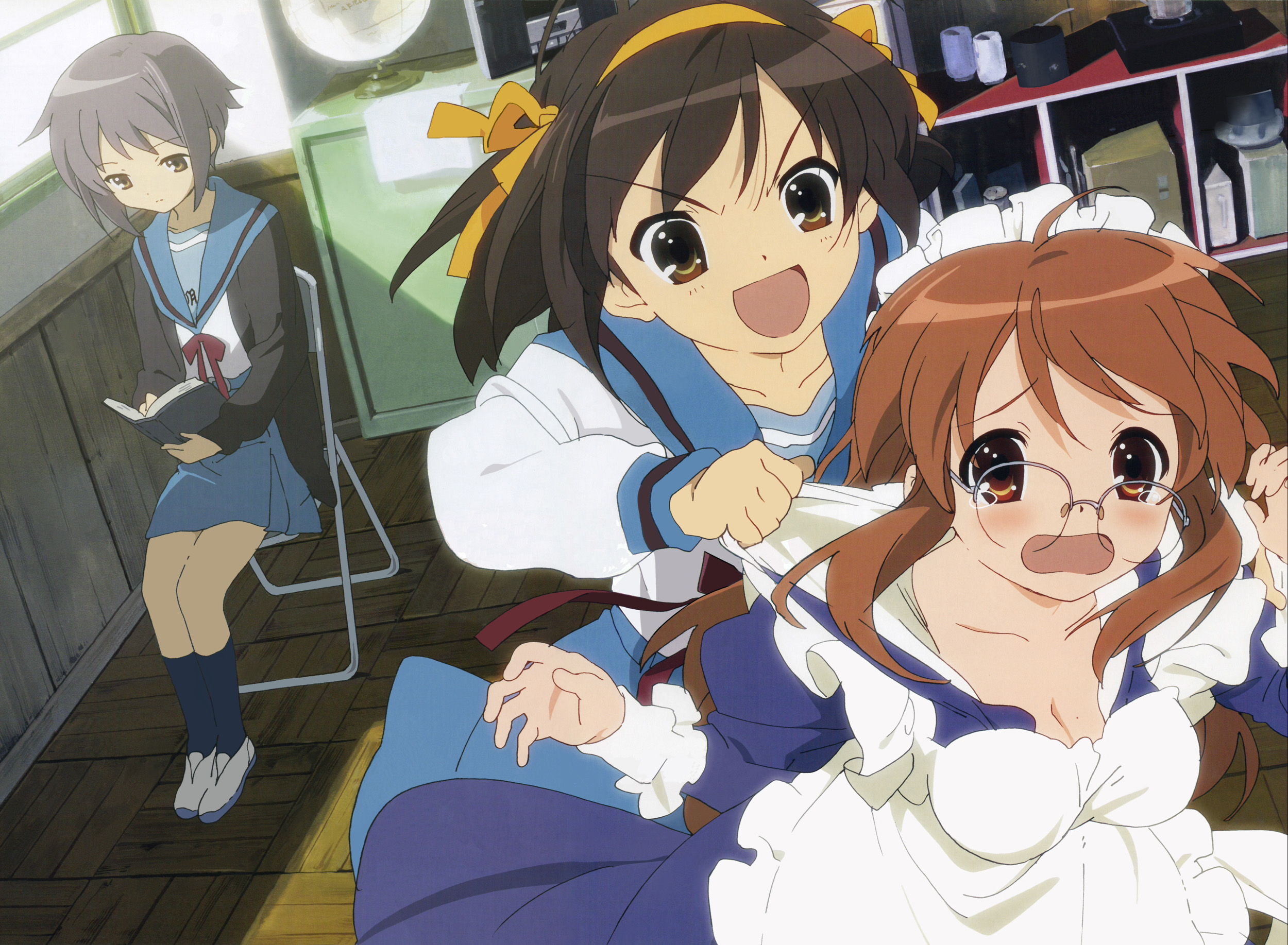 Scans de Suzumiya Haruhi no Yuutsu en Altsima Resolucin