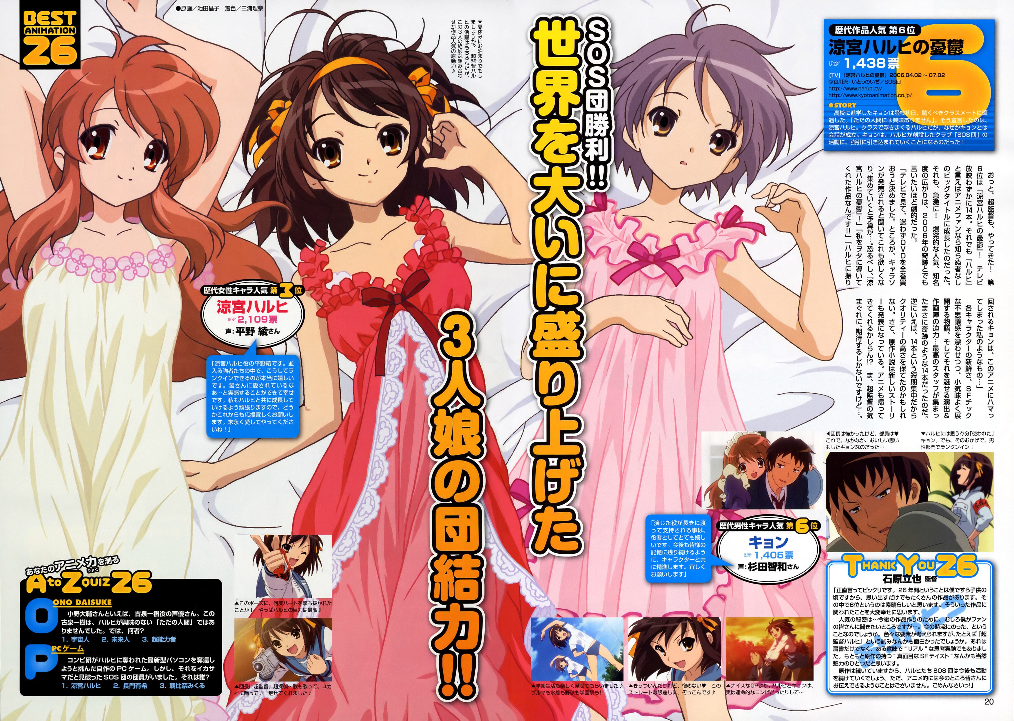 Scans de Suzumiya Haruhi no Yuuutsu en Altsima Resolucin