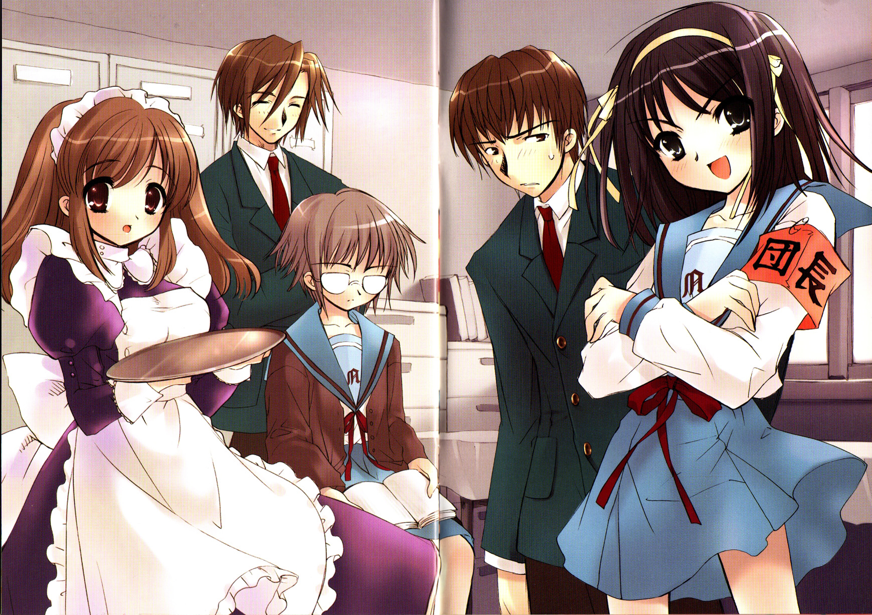 Scans de Suzumiya Haruhi no Yuuutsu en Altsima Resolucin