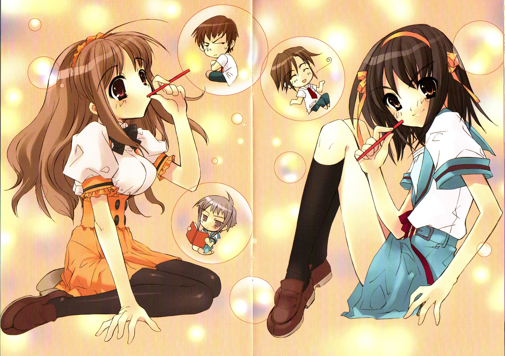 Scans de Suzumiya Haruhi no Yuuutsu en Altsima Resolucin