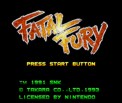 Fatal Fury, primera versión de este 