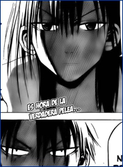 La hora de la venganza. Aoi vs. Oga, Round 3.