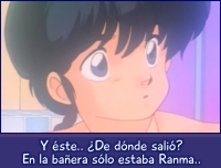 Y éste.. ¿De dónde salió? En la bañera sólo estaba Ranma..