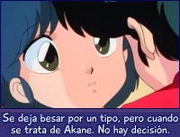 No puede besar a Ranma.