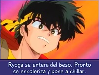 Ryoga se entera del beso.