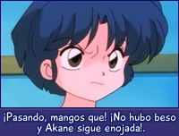 No hubo beso entre Ranma y Akane.