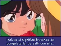 Ranma conquistando a una mujer.. sí..