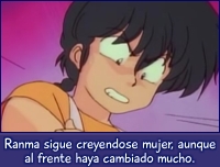 Ranma descubre que es un hombre.