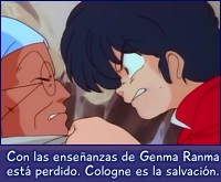 Genma enseña técnicas inútiles a su hijo.