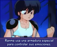 El entrenamiento de Ranma.