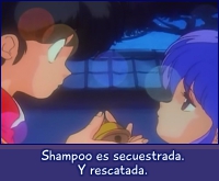 Ranma rescata a Shampoo.