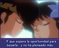 Ryoga se imagina besando a Akane.