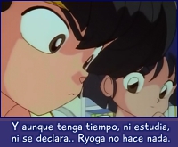 Ryoga nervioso.