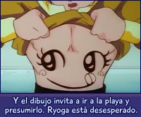 La maldición con ojitos de Ryoga.